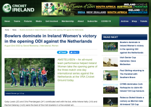 ierse cricketbond cricket ireland